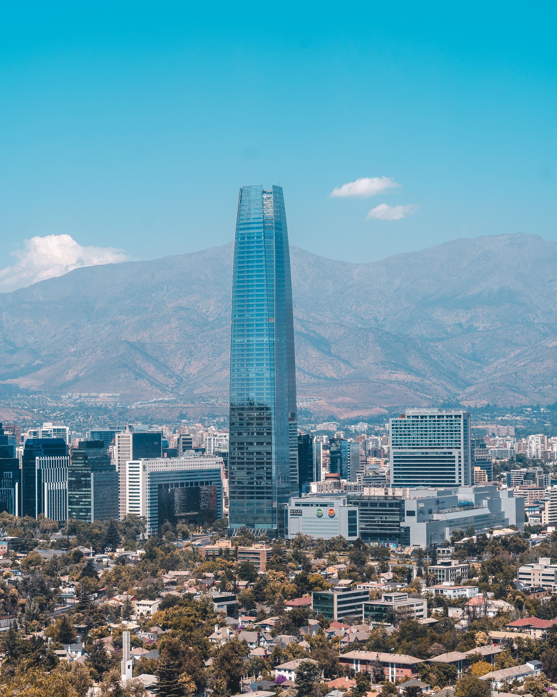 Santiago, vista hacia el sector oriente